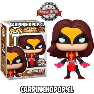 FUNKO POP MARVEL INFINITY WARPS - WEAPON HEX 865 SPECIAL EDITION (detalle en caja)