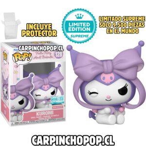 FUNKO POP HELLO KITTY SANRIO - KUROMI 128 LIMITADO SUPREME A 9.500 PIEZAS EN EL MUNDO + PROTECTOR DE REGALO