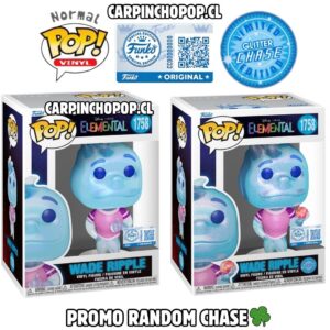 (PREVENTA) FUNKO POP DISNEY ELEMENTOS - WADE RIPPLE 1758 EXCLUSIVO PROMO RANDOM CHASE (Inicios de JUNIO)