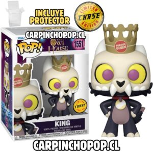 (PREVENTA) FUNKO POP DISNEY THE OWL HOUSE - KING 1551 LIMITED CHASE EDITION + PROTECTOR DE REGALO (Inicios de JUNIO)
