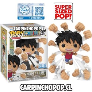(PREVENTA) FUNKO POP PREMIUM ONE PIECE - MONKEY D LUFFY 2217 EXCLUSIVO SUPER SIZED POP(Inicios de JUNIO)