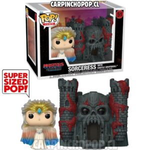 (PREVENTA) FUNKO POP TOWN MOVIES MASTERS OF THE UNIVERSE - SORCERESS WITH CASTLE GRAYSKULL 51 (Inicios de JUNIO)