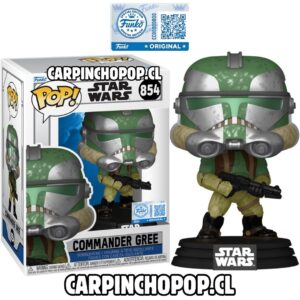 (PREVENTA) FUNKO POP STAR WARS - COMMANDER GREE 854 EXCLUSIVO (Inicios de JUNIO)