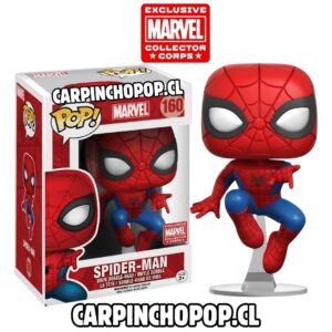 FUNKO POP MARVEL SPIDERMAN - SPIDERMAN 160 EXCLUSIVO MARVEL COLLECTOR CORPS (caja dañada)