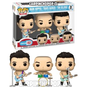 FUNKO POP 3 PACK ROCKS BLINK 182 - MARK HOPPUS / TRAVIS BARKER / TOM DELONGE