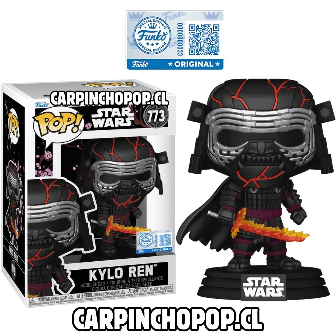 PREVENTA) FUNKO POP STAR WARS - KYLO REN 773 EXCLUSIVO (Mediados