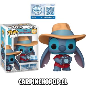 (PREVENTA) FUNKO POP DISNEY LILO Y STITCH - TOURIST STITCH 1569 EXCLUSIVO (Mediados de JUNIO)