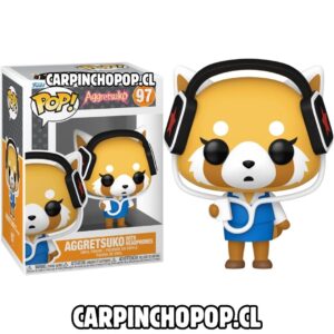 (PREVENTA) FUNKO POP SANRIO AGGRETSUKO - AGGRETSUKO WITH HEADPHONES 97 (Mediados de JUNIO)