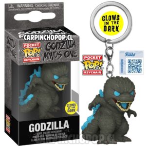 (PREVENTA) FUNKO POP POCKET POP KEYCHAIN LLAVERO MOVIES GODZILLA MINUS ONE - GODZILLA GLOWS IN THE DARK EXCLUSIVO (Mediados de JUNIO)