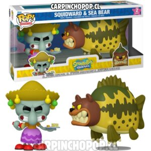 (PREVENTA) FUNKO POP 2 PACK BOB ESPONJA - SQUIDWARD Y SEA BEAR (Finales de JUNIO)