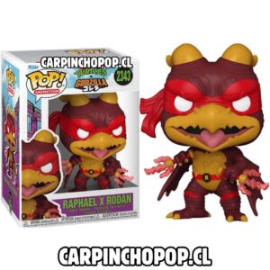 (PREVENTA) FUNKO POP TMNT LAS TORTUGAS NINJA X GODZILLA - RAPHAEL X RODAN 2343 (Finales de JUNIO)