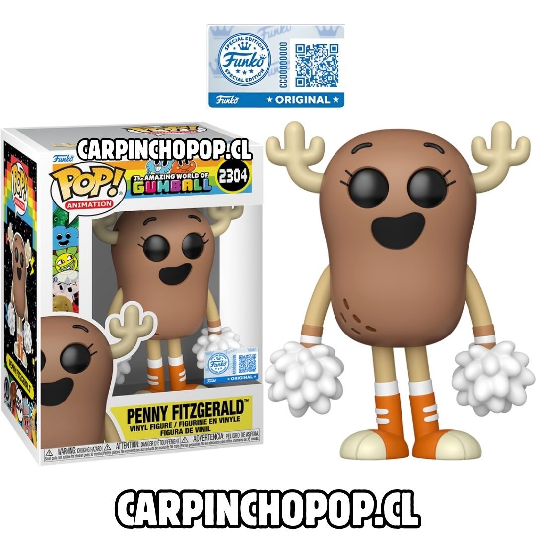 (PREVENTA) FUNKO POP TV CARTOON NETWORK EL INCREIBLE MUNDO DE GUMBALL - PENNY FITZGERALD 2304 EXCLUSIVO (Inicios de JULIO)