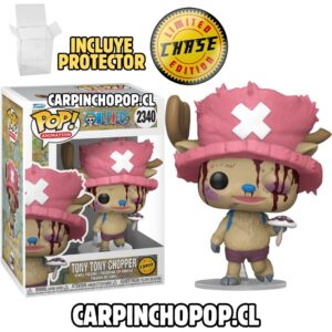 (PREVENTA) FUNKO POP ONE PIECE - TONY TONY CHOPPER 2340 LIMITED CHASE EDITION + PROTECTOR DE REGALO (Inicios de JULIO)