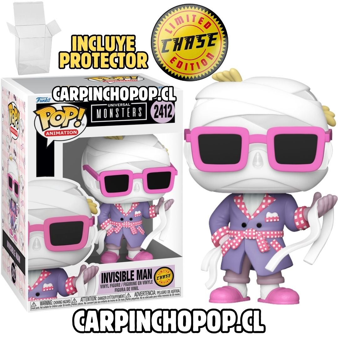 (PREVENTA) FUNKO POP MOVIES TERROR UNIVERSAL MONSTERS - INVISIBLE MAN(Inicios de JULIO)