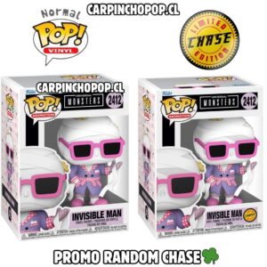 (PREVENTA) FUNKO POP MOVIES TERROR UNIVERSAL MONSTERS - INVISIBLE MAN 2412 PROMO RANDOM CHASE (Inicios de JULIO)