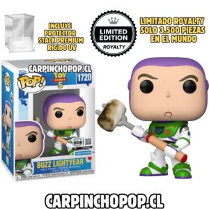 FUNKO POP DISNEY PIXAR TOY STORY 5 - BUZZ LIGHTYEAR 1720 LIMITADO ROYALTY SOLO 3.500 PIEZAS EN EL MUNDO + PROTECTOR STACK PREMIUM