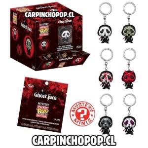 (PREVENTA) FUNKO POP MYSTERY POCKET POP KEYCHAIN MOVIES TERROR SCREAM SCARY MOVIE - LLAVERO GHOSTFACE (Mediados de JULIO)