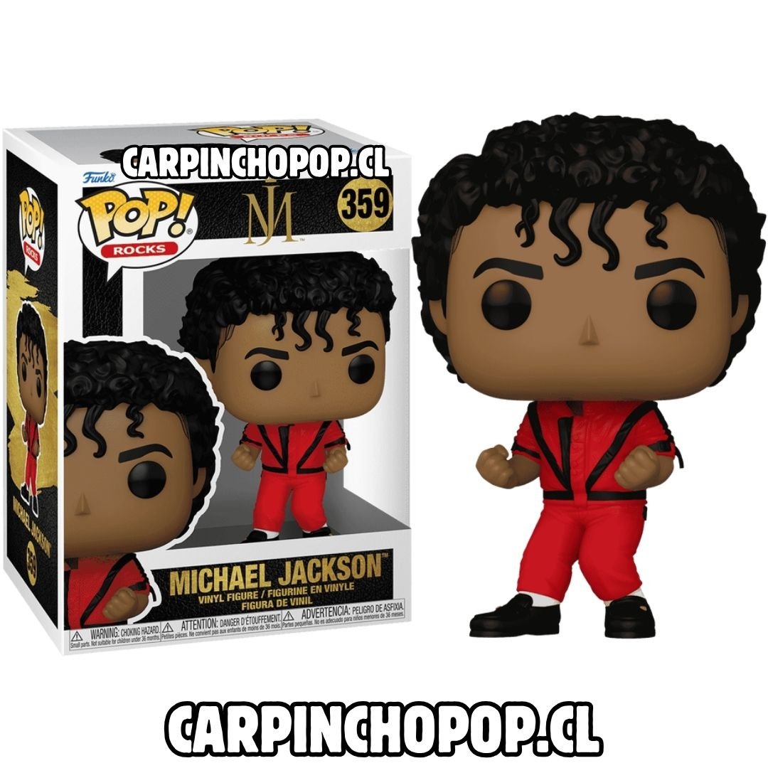 (PREVENTA RESTOCK) FUNKO POP ROCKS MJ - MICHAEL JACKSON 359 THRILLER (Mediados de JULIO)