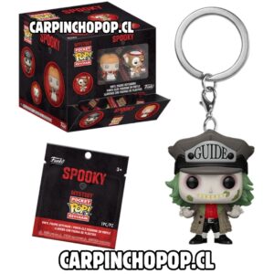 (PREVENTA) FUNKO POP MYSTERY POCKET POP SPOOKY MOVIES TERROR BEETLEJUICE - LLAVERO BEETLEJUICE (Mediados de JULIO)