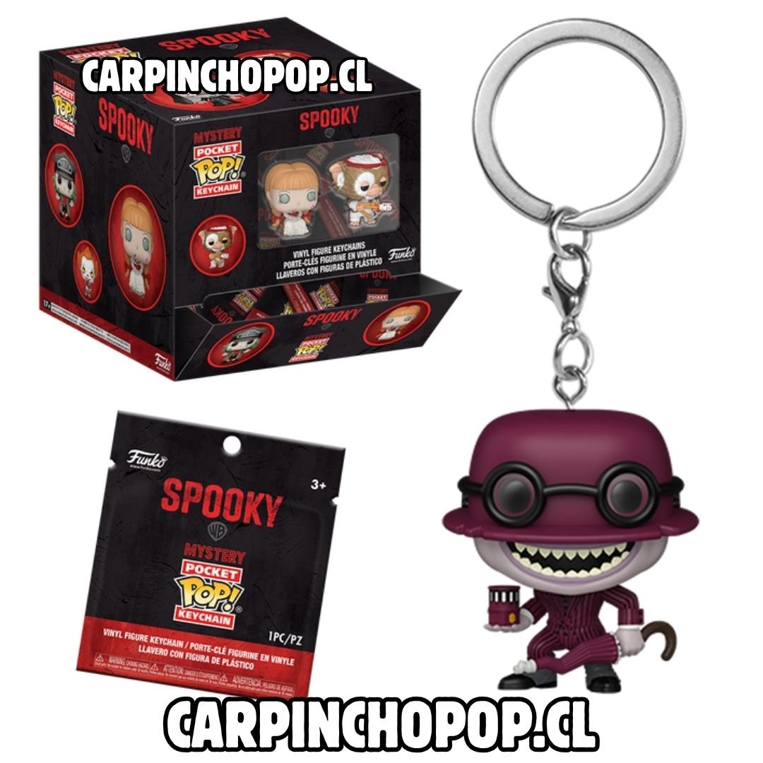 (PREVENTA) FUNKO POP MYSTERY POCKET POP SPOOKY MOVIES TERROR THE CONJURING - LLAVERO THE CROOKED MAN (Mediados de JULIO)