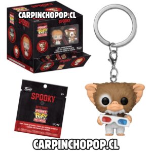 (PREVENTA) FUNKO POP MYSTERY POCKET POP SPOOKY MOVIES TERROR GREMLINS - LLAVERO GIZMO (Mediados de JULIO)