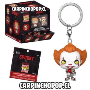 (PREVENTA) FUNKO POP MYSTERY POCKET POP SPOOKY MOVIES TERROR IT - LLAVERO PENNYWISE (Mediados de JULIO)