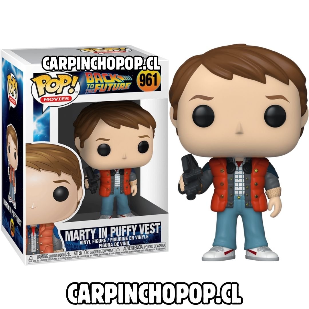 (PREVENTA) FUNKO POP MOVIES VOLVER AL FUTURO - MARTY IN PUFFY VEST 961 (Mediados de JULIO)