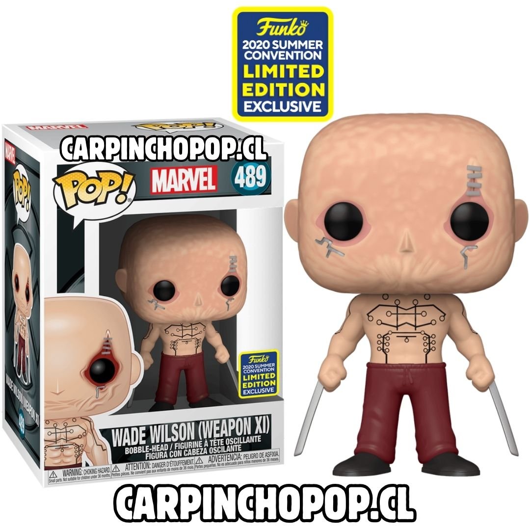 FUNKO POP MARVEL X MEN DEADPOOL - WADE WILSON WEAPON XI EXCLUSIVO SDCC 2020