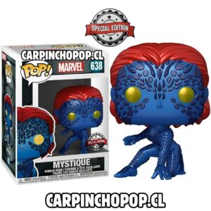 FUNKO POP MARVEL X MEN - MYSTIQUE 638 METALICO SPECIAL EDITION (detalle en caja) + protector de regalo