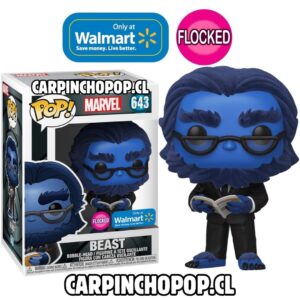 FUNKO POP MARVEL X MEN - BEAST 643 FLOCKED EXCLUSIVO WALMART