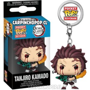 (PREVENTA RESTOCK) FUNKO POCKET POP KEYCHAIN DEMON SLAYER - LLAVERO TANJIRO KAMADO (Finales de JULIO)