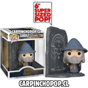 (PREVENTA RESTOCK) FUNKO POP DELUXE MOVIES LOTR EL SEÑOR DE LOS ANILLOS - GANDALF AT THE DOORS OF DURIN 1746 "6 PULGADAS (Finales de JULIO)