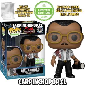 (PREVENTA) FUNKO POP MOVIES JURASSIC PARK - DR ARNOLD 2031 LIMITADO ULTRA 5000 PIEZAS EN EL MUNDO + PROTECTOR STACK PREMIUM (Finales de JULIO)