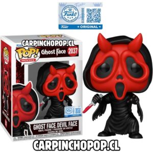(PREVENTA) FUNKO POP MOVIES TERROR SCREAM SCARY MOVIE - GHOSTFACE DEVIL FACE 2037 EXCLUSIVO (Inicios de AGOSTO)