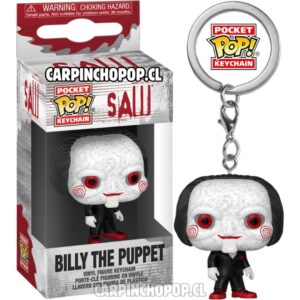 (PREVENTA) FUNKO POCKET POP KEYCHAIN MOVIES TERROR SAW EL JUEGO DEL MIEDO - LLAVERO BILLY THE PUPPET (Finales de JULIO)