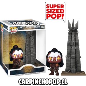 (PREVENTA) FUNKO POP TOWNS MOVIES LOTR EL SEÑOR DE LOS ANILLOS - LURTZ WITH ORTHANC 02 SUPER SIZED POP (Finales de JULIO)