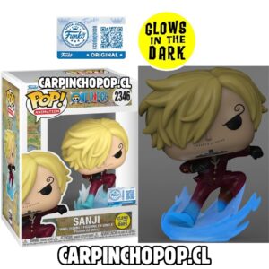 (PREVENTA) FUNKO POP ONE PIECE - SANJI 2346 EXCLUSIVO GLOWS IN THE DARK (Finales de JULIO)