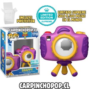 FUNKO POP DISNEY PIXAR TOY STORY 5 - SNAPPY 1718 LIMITADO SUPREME 9500 PIEZAS EN EL MUNDO + PROTECTOR DE REGALO