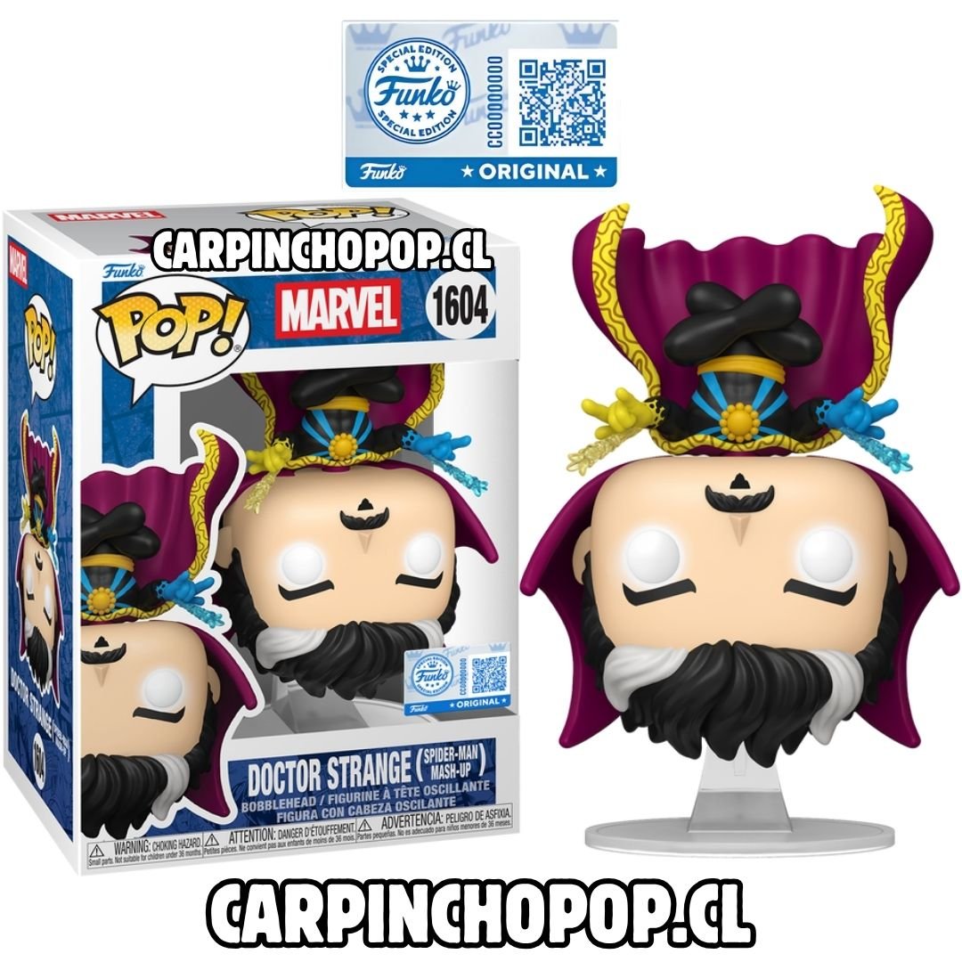 (PREVENTA) FUNKO POP MARVEL SPIDERMAN - DOCTOR STRANGE SPIDERMAN MASH UP 1604 EXCLUSIVO (Inicios de AGOSTO)