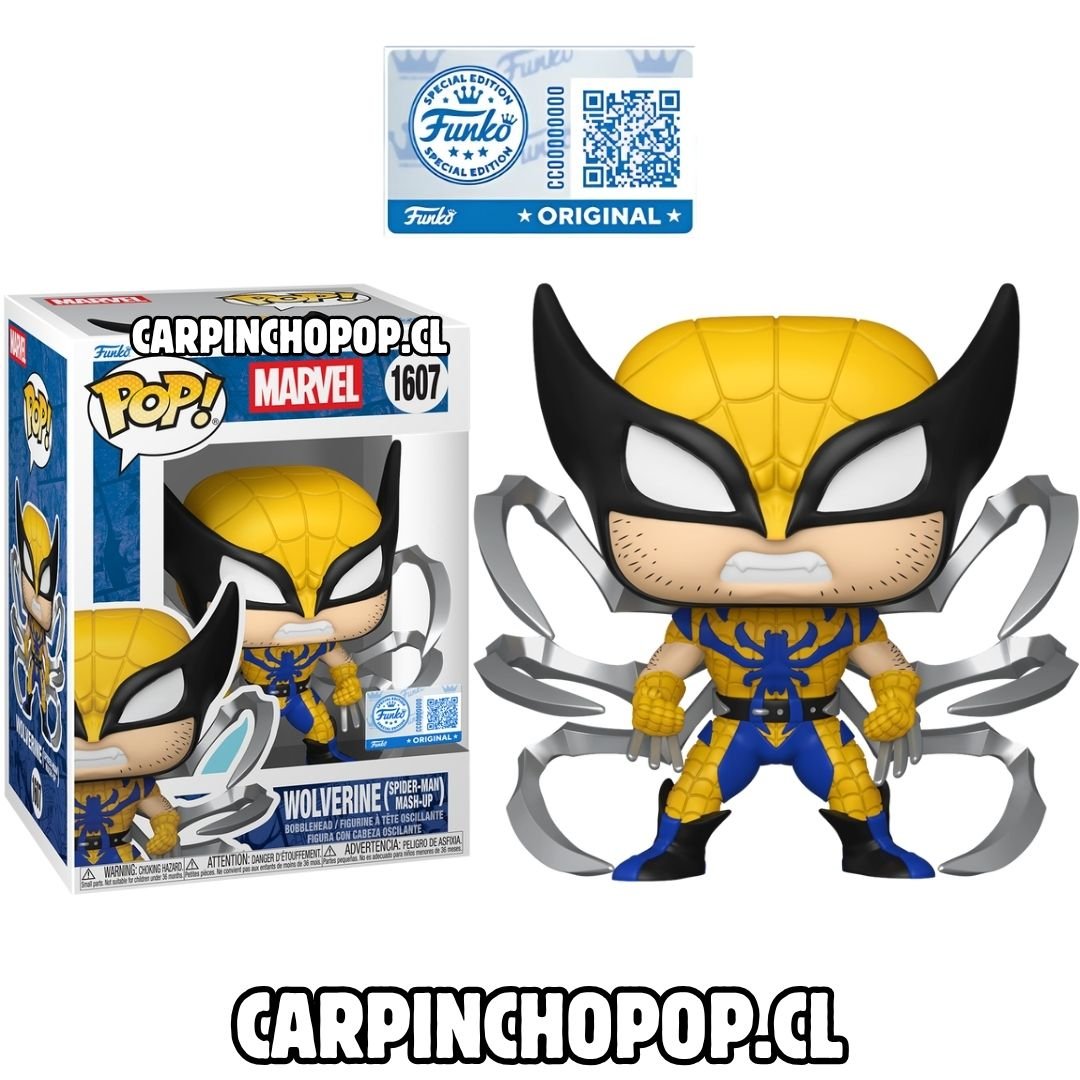 (PREVENTA) FUNKO POP MARVEL SPIDERMAN - WOLVERINE SPIDERMAN MASH UP 1607 EXCLUSIVO (Inicios de AGOSTO)
