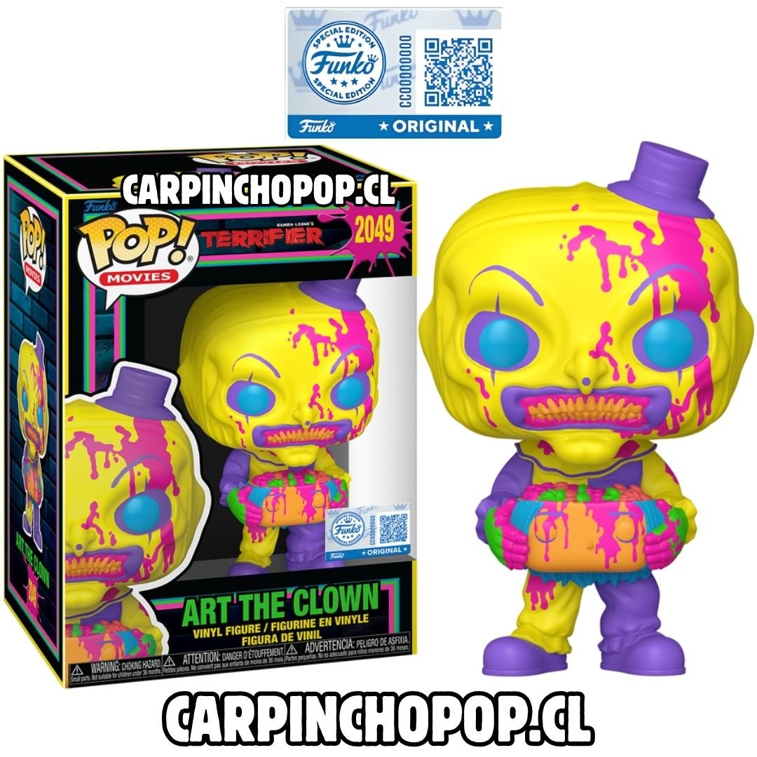 (PREVENTA) FUNKO POP MOVIES TERROR TERRIFIER - ART THE CLOWN 2049 EXCLUSIVO (Inicios de AGOSTO)