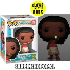 (PREVENTA) FUNKO POP DISNEY MOANA - MOANA WITH HEART OF TEFITI 1765 GLOWS IN THE DARK (Inicios de AGOSTO)
