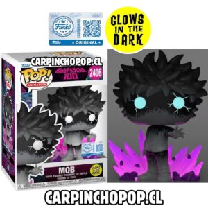 (PREVENTA) FUNKO POP MOB PSYCHO 100 - MOB 2406 GLOWS IN THE DARK EXCLUSIVO (Inicios de AGOSTO)