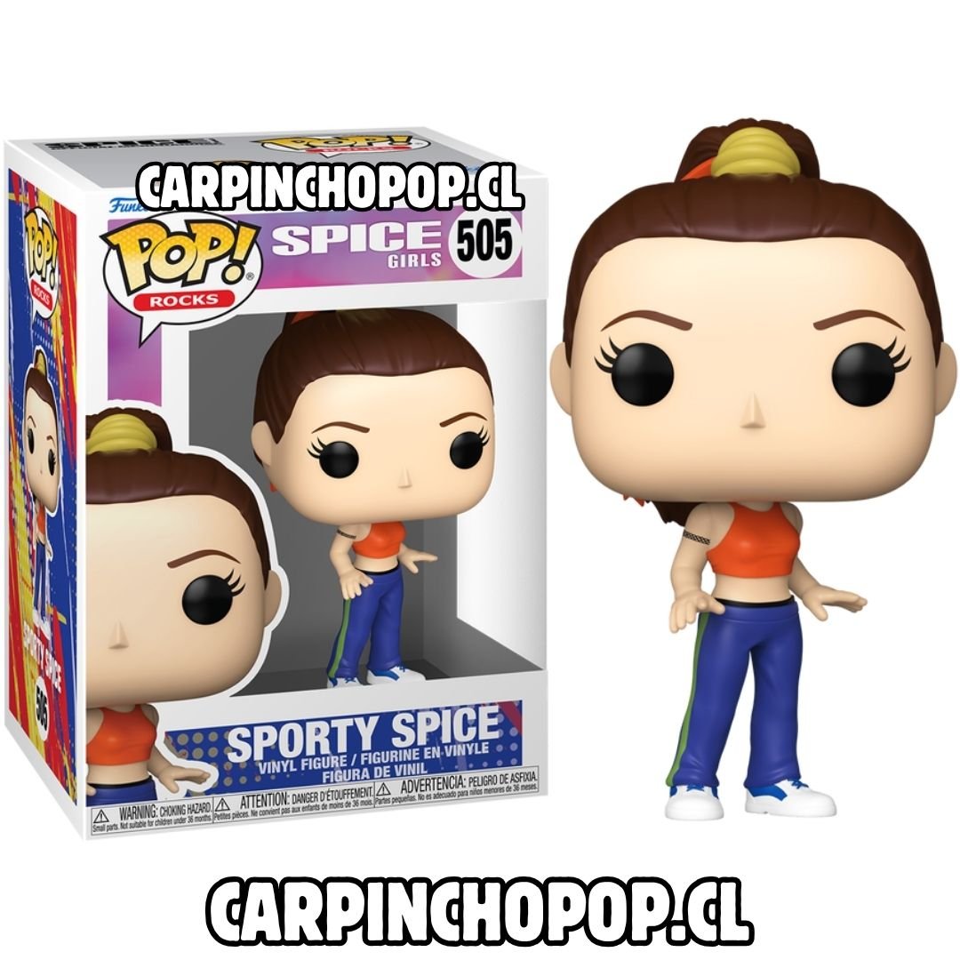 (PREVENTA) FUNKO POP ROCKS SPICE GIRLS - SPORTY SPICE 505 (Inicios de AGOSTO)