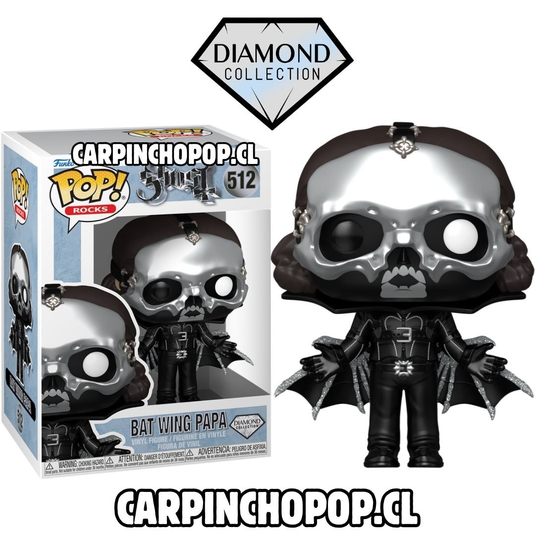 (PREVENTA) FUNKO POP ROCKS GHOST - BAT WING PAPA 512 DIAMANTE (Mediados de AGOSTO)