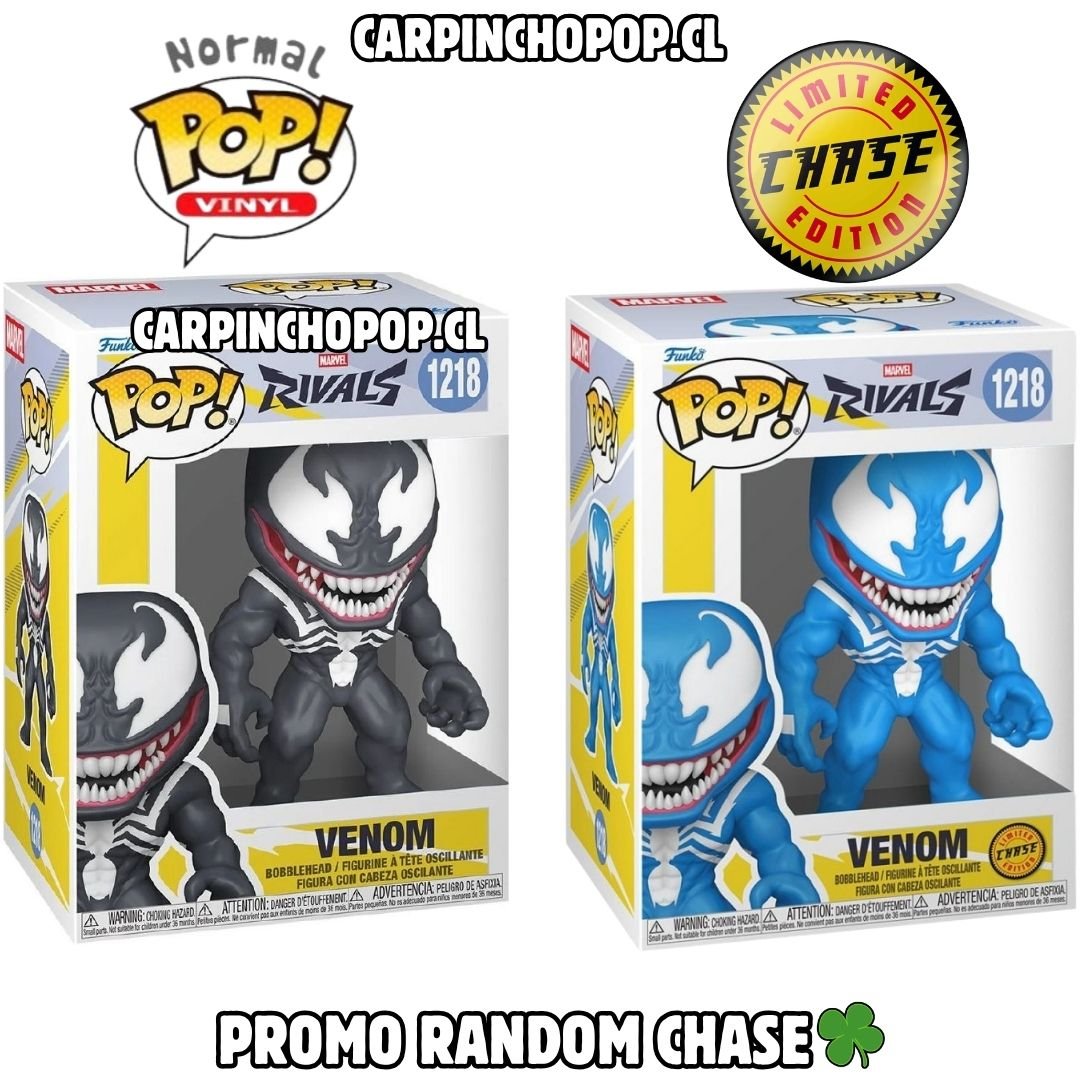 FUNKO POP MARVEL RIVALS - VENOM 1218 PROMO RANDOM CHASE