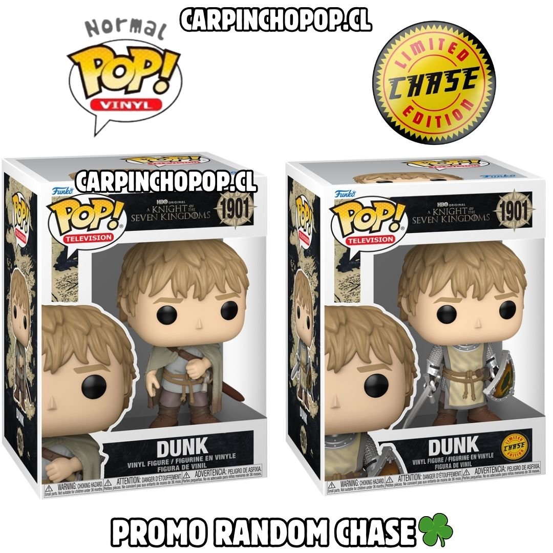 FUNKO POP TV A KNIGHT OF THE SEVEN KINGDOMS - DUNK 1901 PROMO RANDOM CHASE