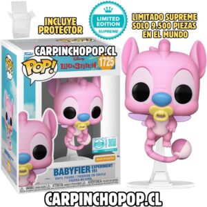 FUNKO POP DISNEY LILO Y STITCH - BABYFIER 1725 LIMITADO SUPREME 9500 PIEZAS EN EL MUNDO + PROTECTOR DE REGALO