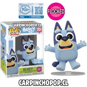 (PREVENTA) FUNKO POP BLUEY - BLUEY 2524 EXCLUSIVO FLOCKED (Mediados de AGOSTO)