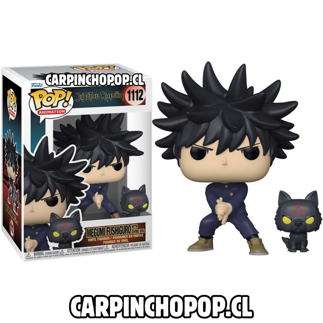 FUNKO POP JUJUTSU KAISEN - MEGUMI FUSHIGURO WITH DIVINE DOG 1112